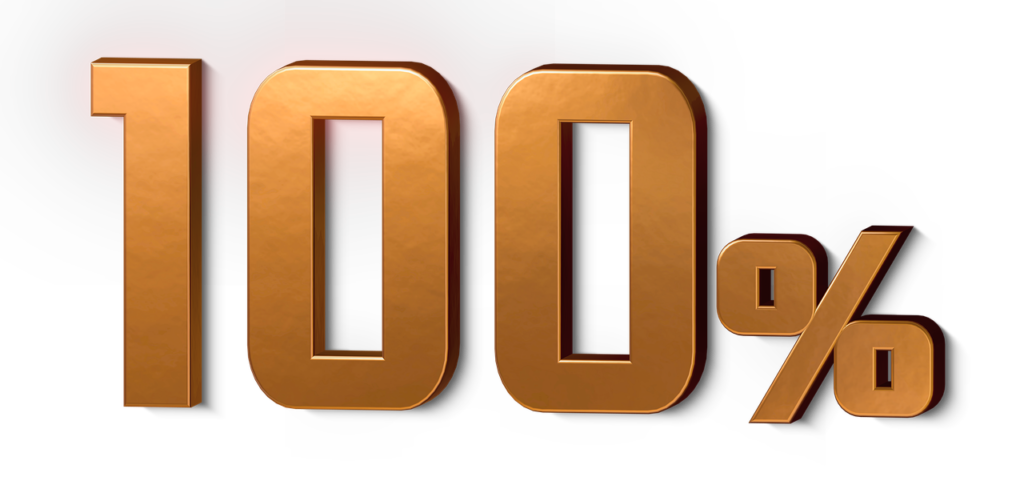 100%
